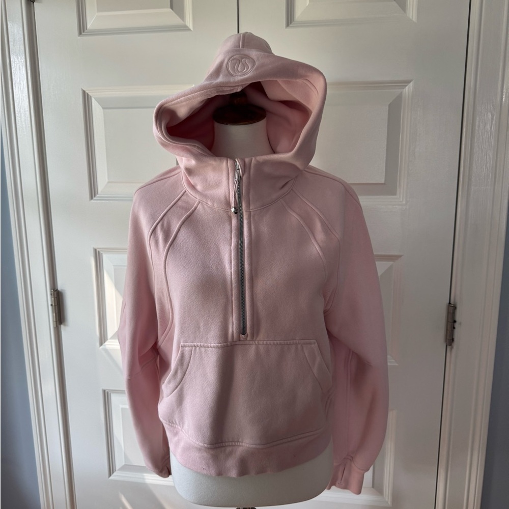 Lululemon Scuba Oversized Half-Zip Hoodie Flush Pink